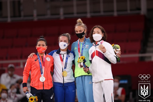 Дзюдоистка Билодид завоевала первую медаль для Украины на Олимпиаде в Токио 09