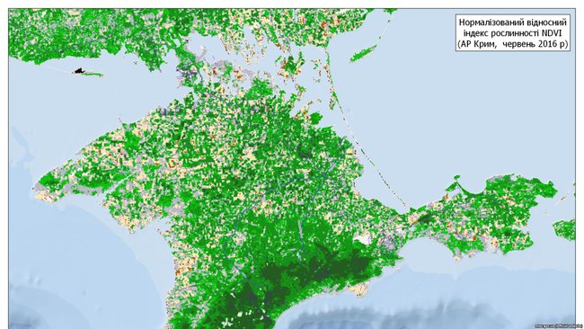 Спутниковые снимки фиксируют критическое исчезновение растительности в оккупированном Крыму, - МинВОТ 01