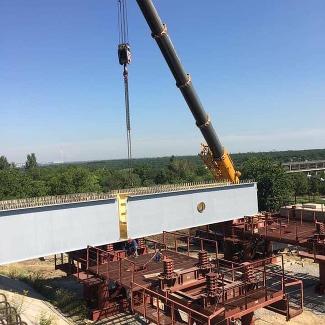 Строительство моста через Днепр начали в Запорожье 02